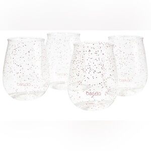 Ban.do Stemless Acrylic Wine Glasses set of 4 - NWT
